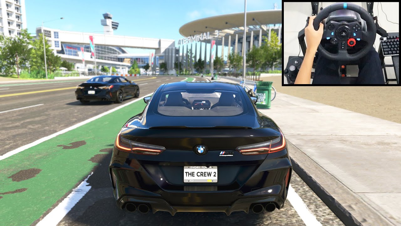 BMW M8 Competition - The Crew 2 | Logitech g29 gameplay